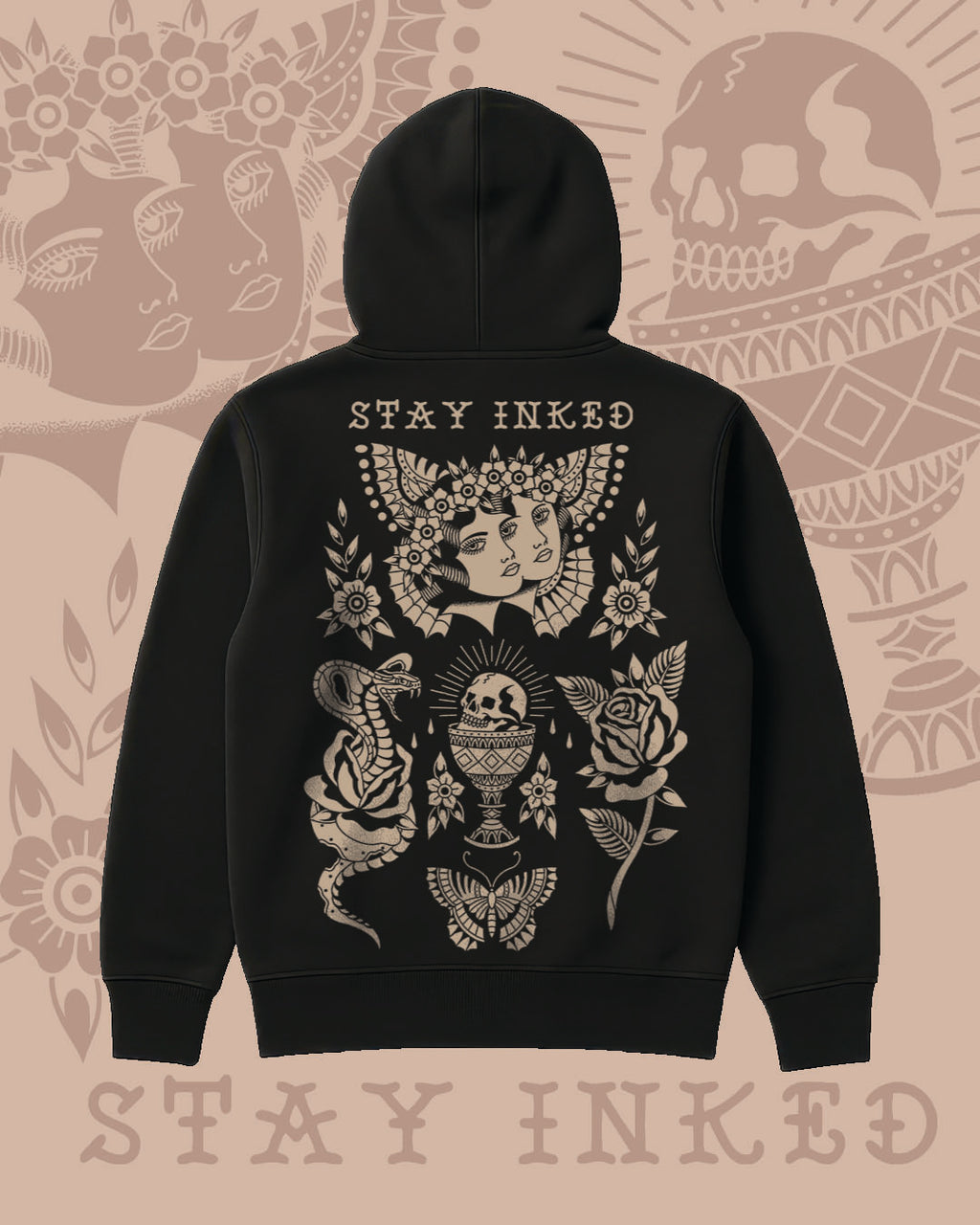 Old School Zip Hood
