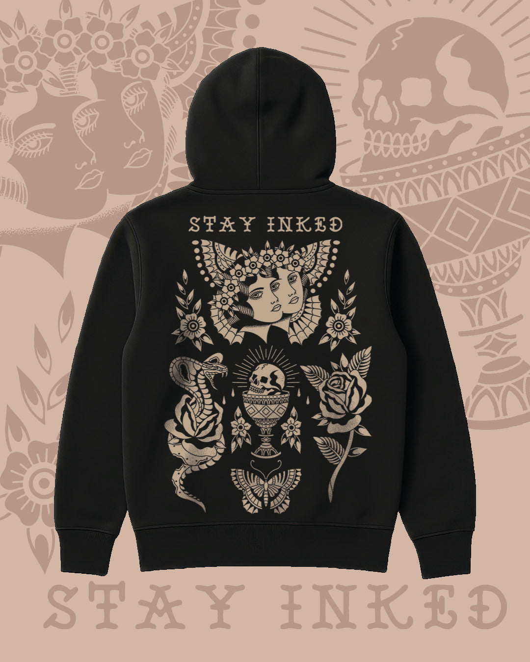 Old School Zip Hood